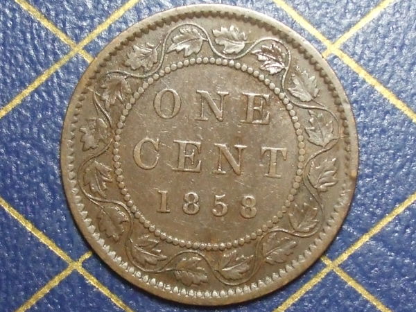 1858--Canada-Large-Cent-And-Its's-Varieties