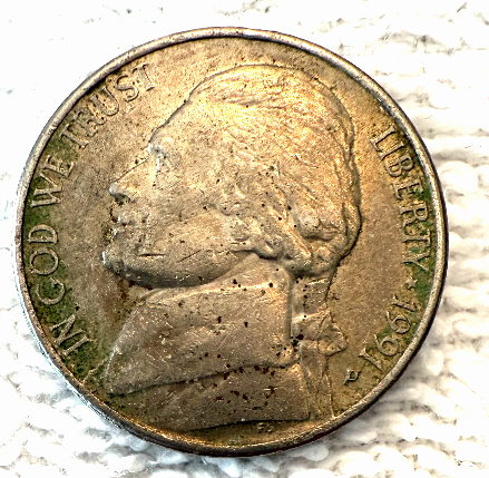 1991-P-Jefferson-Nickel