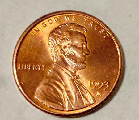 1993-D-Lincoln-Cent-Doubling-On-Reverse