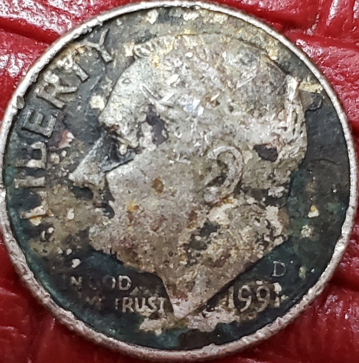 1991-D-One-Dime-With-A-Bunk-In-The-Back