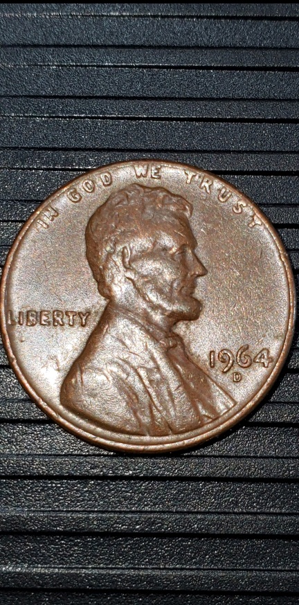 1964-Copper-Penny-With-D