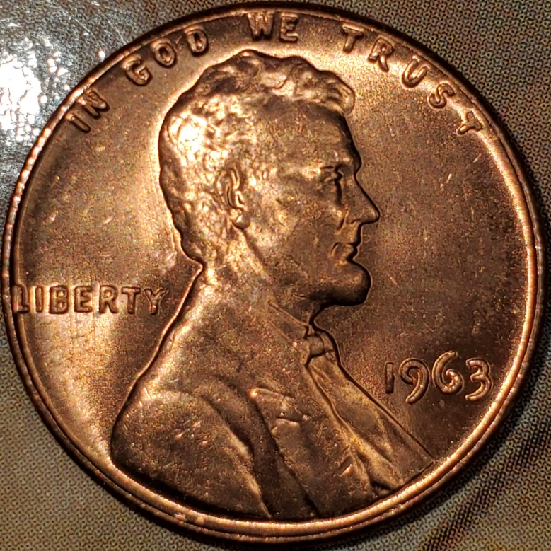 1963-One-Cent,-For-Grading.