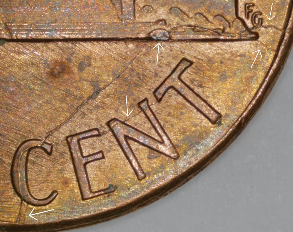 1988-P-Lincoln-Cent-Die-Crack-Or-Retained-Cud?