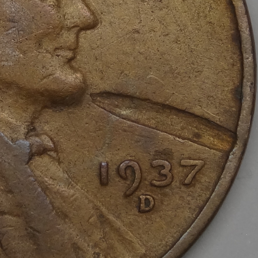 1937-D-Lincoln-Wheat-Penny-Struck-Through-Or-Lamination?