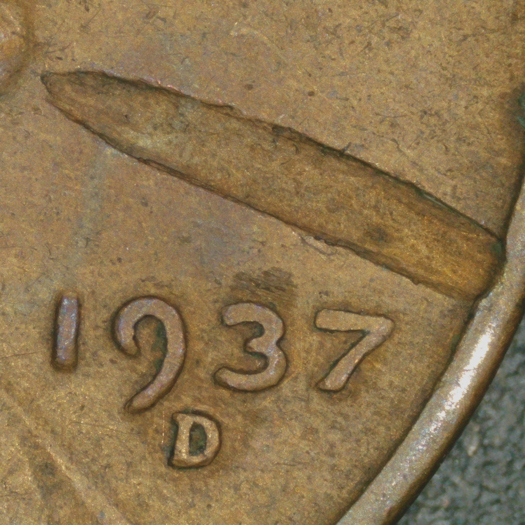 1937-D-Lincoln-Wheat-Penny-Struck-Through-Or-Lamination?