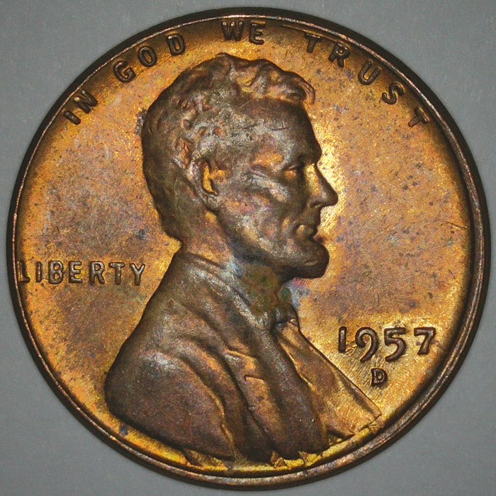 1957-D-Wheat-Penny-Not-Sure-What's-Going-On-Here