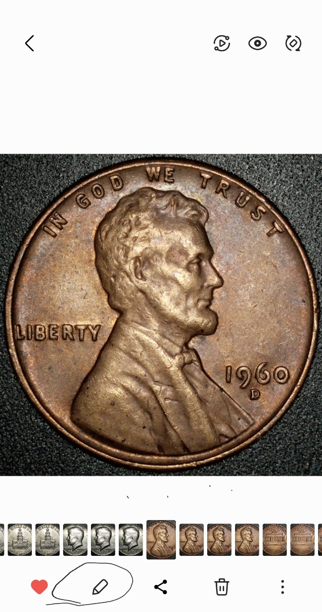 1960-P-Lincoln-Cent-Unusual-Die-Chip