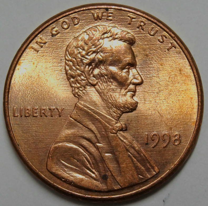 1998-P-Lincoln-Memorial-Cent-Die-Gouge-On-Memorial?