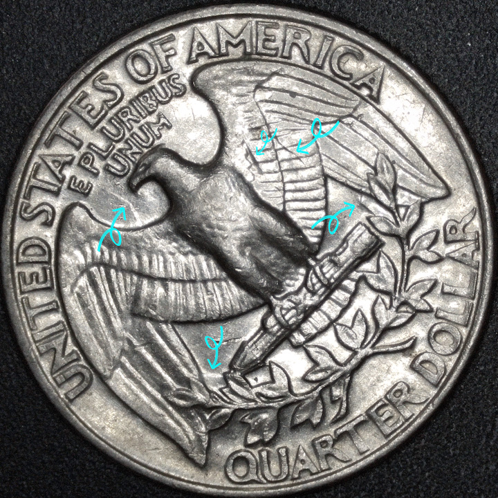 1983-P-Washigton-Quarter-Die-Clash-And-Collar-Clash