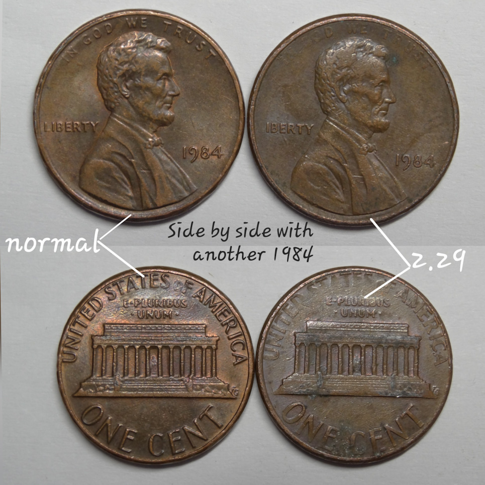 1984-P-Lincoln-Cent-Weight-2.29