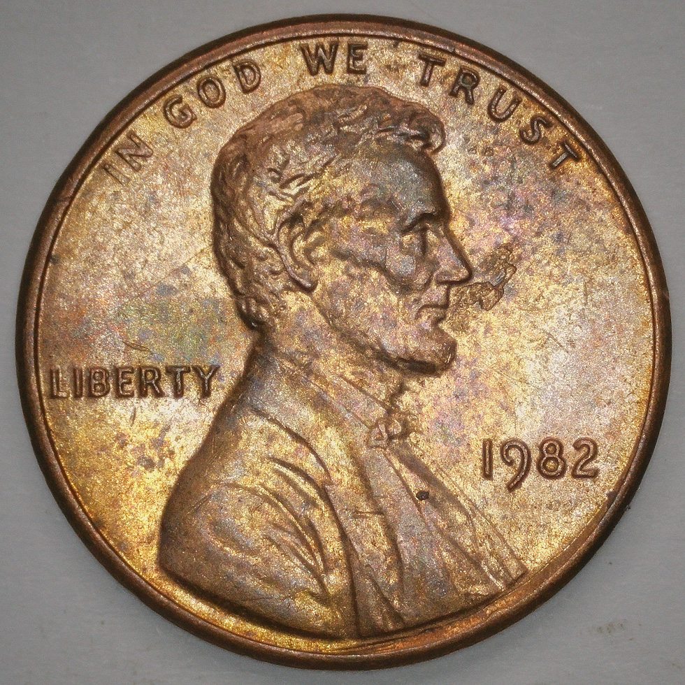 1982-P-Lincoln-Cent-Copper-Small-Date-Struck-Through-Error