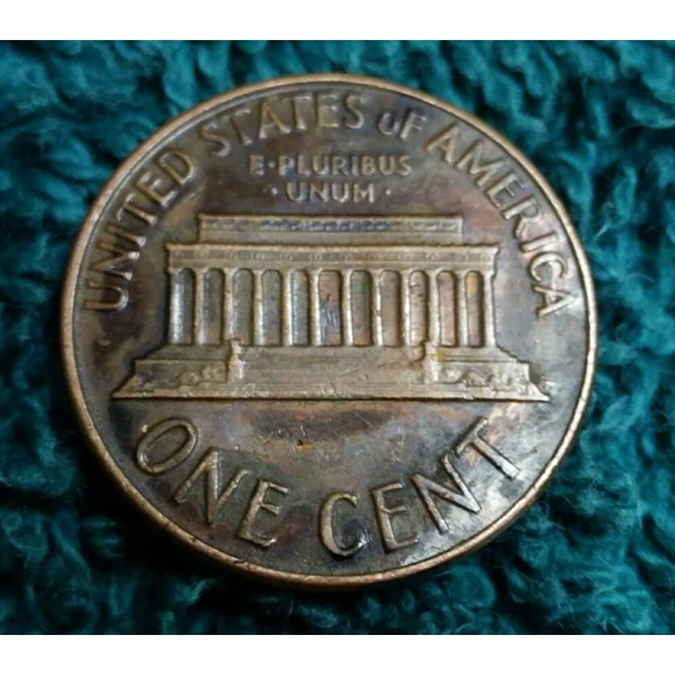 1964-Penny-Silver-Front-And-Copper-Back
