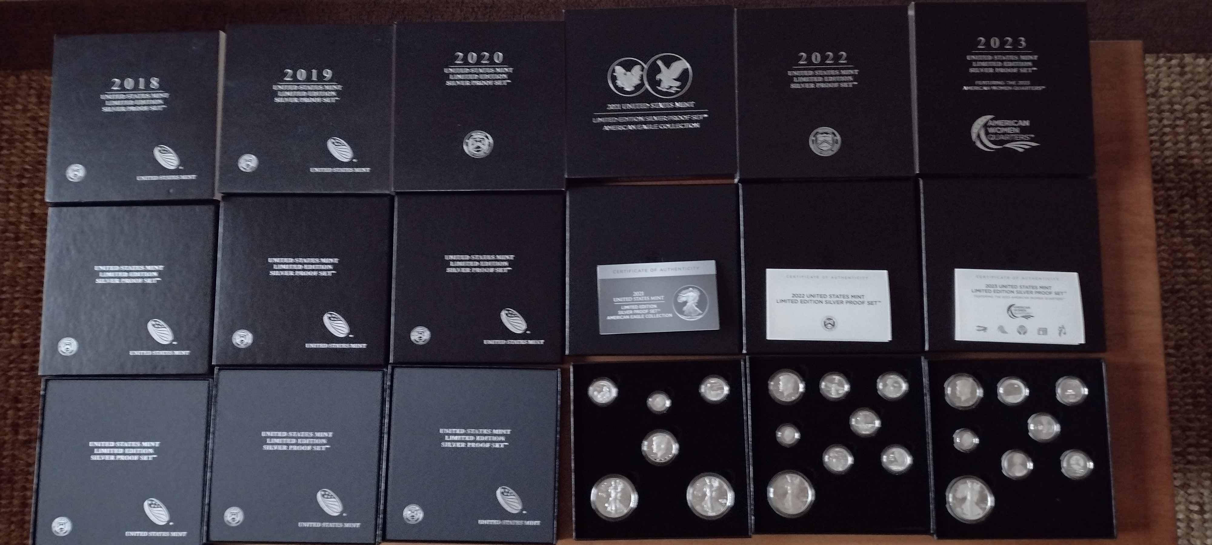 Comparison-Of-OGP-For-The-Limited-Edition-Silver-Proof-Set-For-The-Last-6-Years