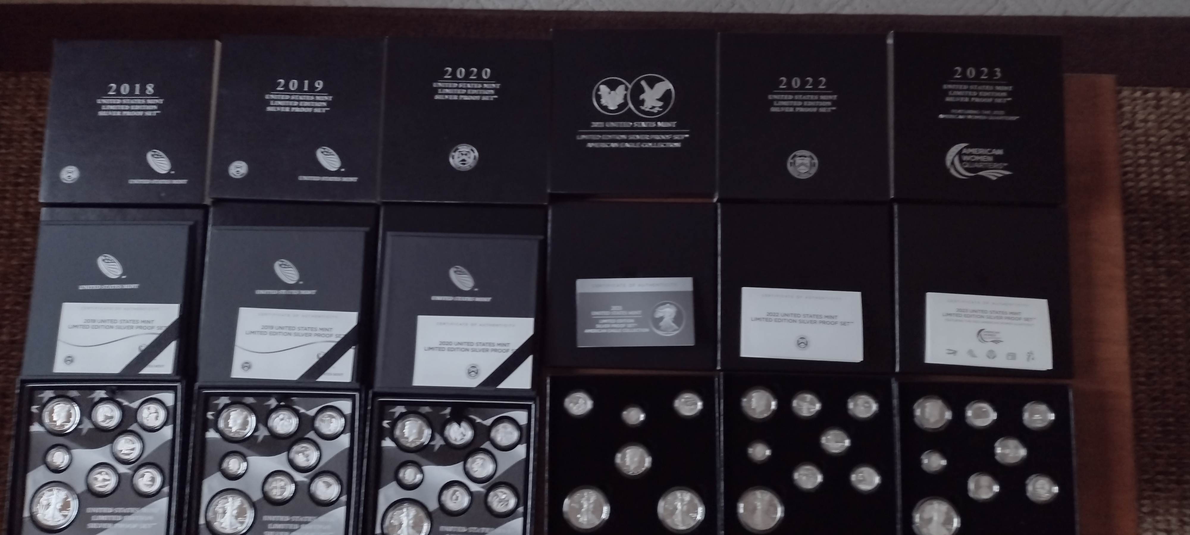 Comparison-Of-OGP-For-The-Limited-Edition-Silver-Proof-Set-For-The-Last-6-Years