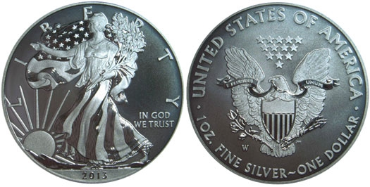 2013-W-Enhanced-Uncirculated-Silver-Eagle,-Analyzing-The-Design.