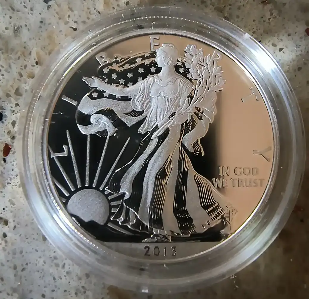 2013-W-Enhanced-Uncirculated-Silver-Eagle,-Analyzing-The-Design.