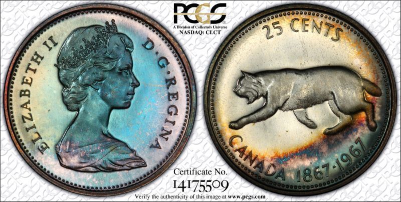 Toned-Canadian-Coins