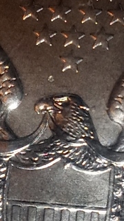 2018-Silver-Eagle,-Struck-Through-Or-Planchet-Error?