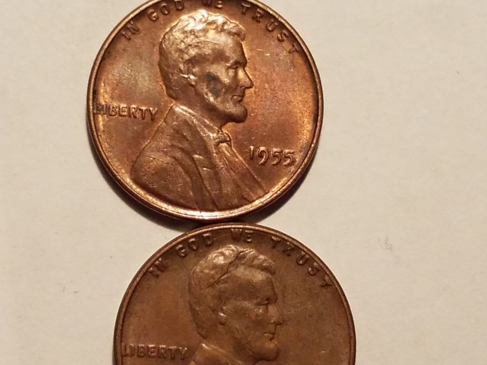 1955-Wheat-Penny---Hair-Line