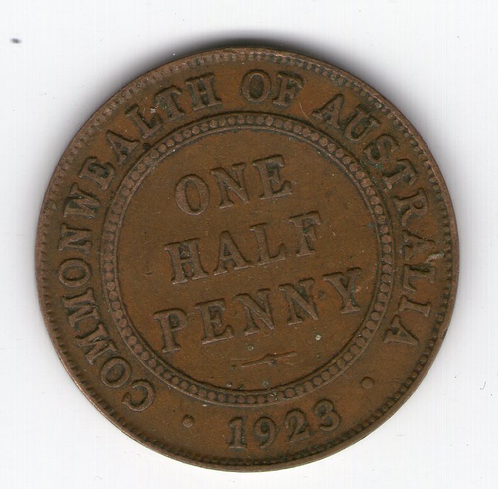 1923-Half-Penny