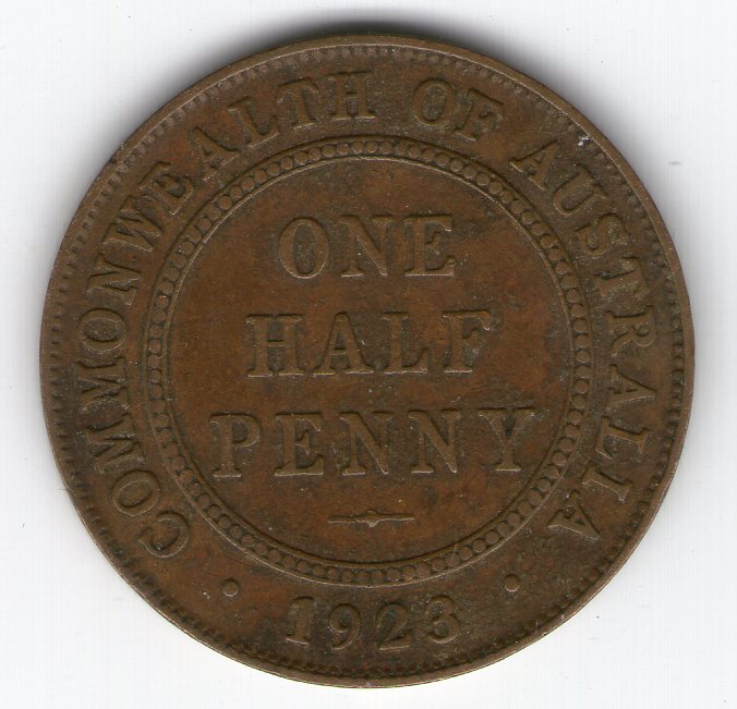 1923-Half-Penny
