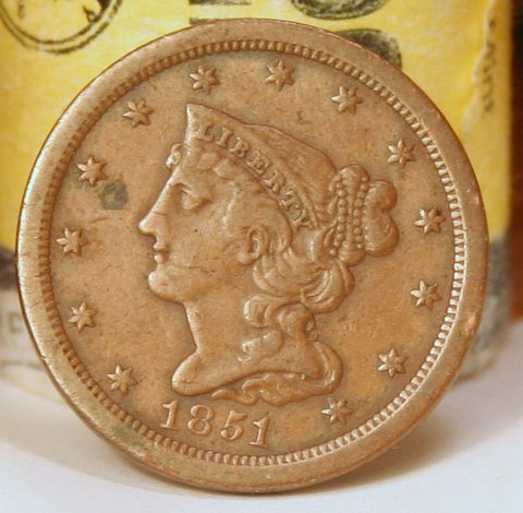 1851-Half-Cent