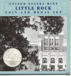 2007-Little-Rock-Coin-And-Medal-Set