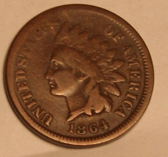 1864-Indian-Cent,-New-Pics-For-Grade-Please