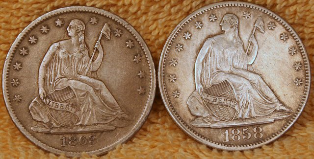 Seated-Lib-Half-Dollars-Which-Would-You-Keep-And-Grades