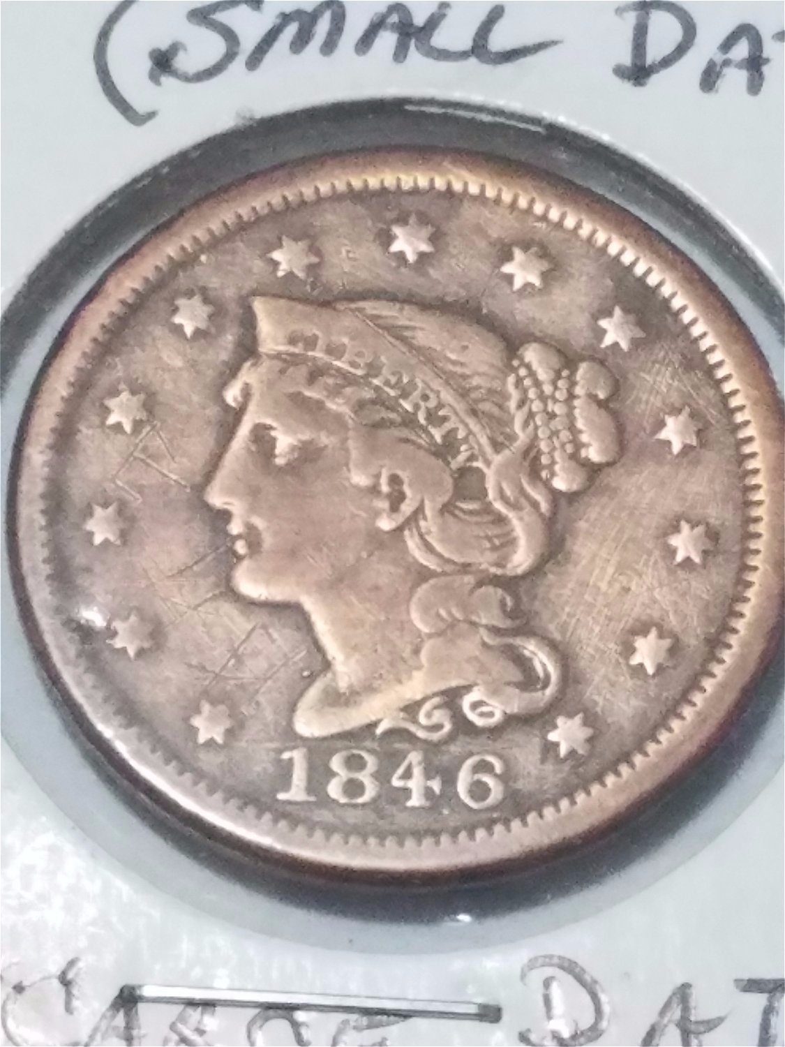 Grade/Help-1846-Large-Cent