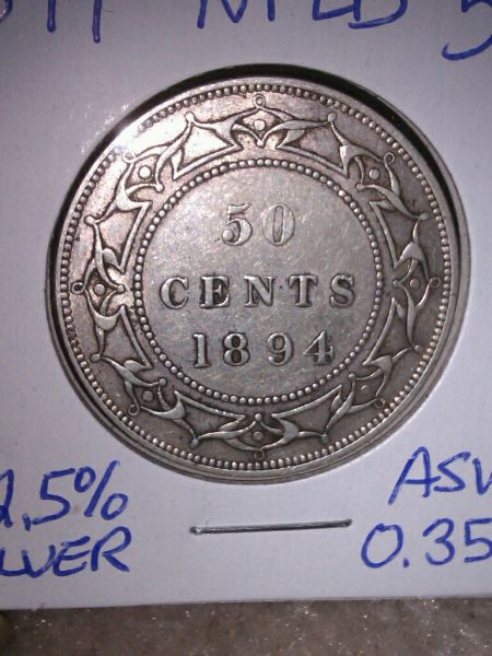 1894-Newfoundland-50-Cents