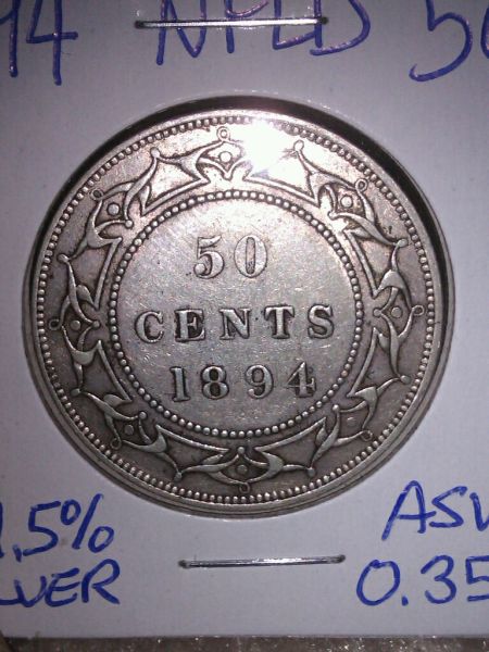 1894-Newfoundland-50-Cents
