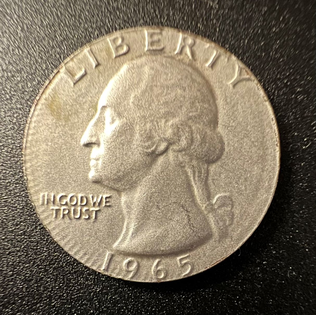 1965-Quarter-Missing-Rim-But-Has-Reeding