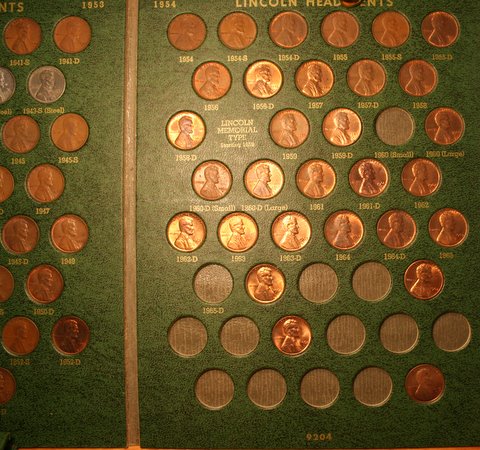 Green-Whitman-Folders-And-Lincoln-Cents