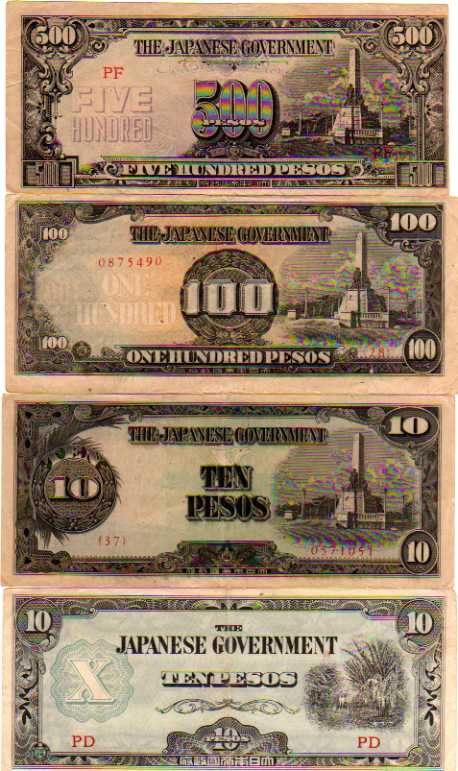 13-Different-WWII-Phillipines-Notes...-Values?