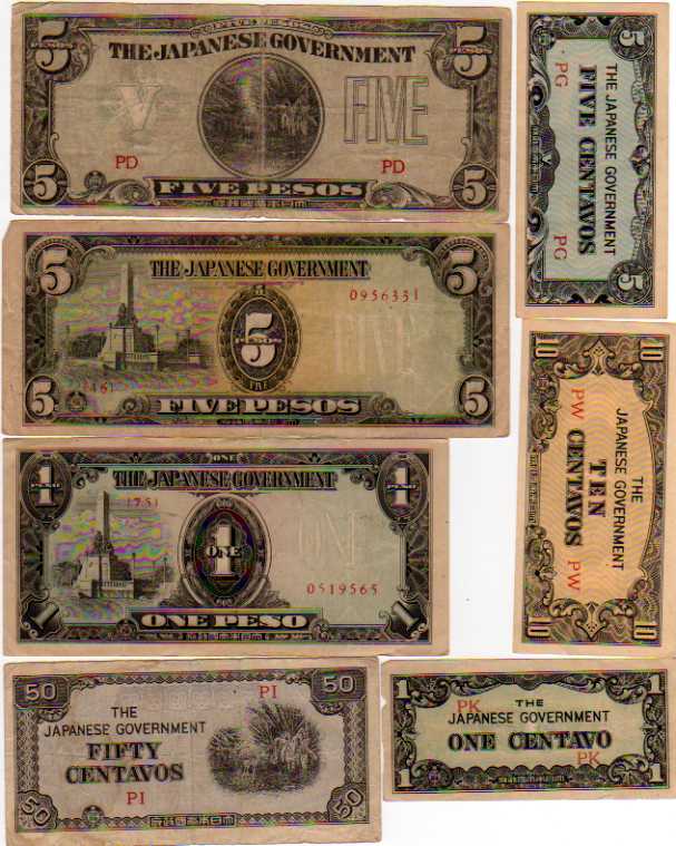 13-Different-WWII-Phillipines-Notes...-Values?