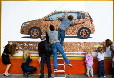Chevy-Creates-World's-First-Billboard-Made-From-Pennies