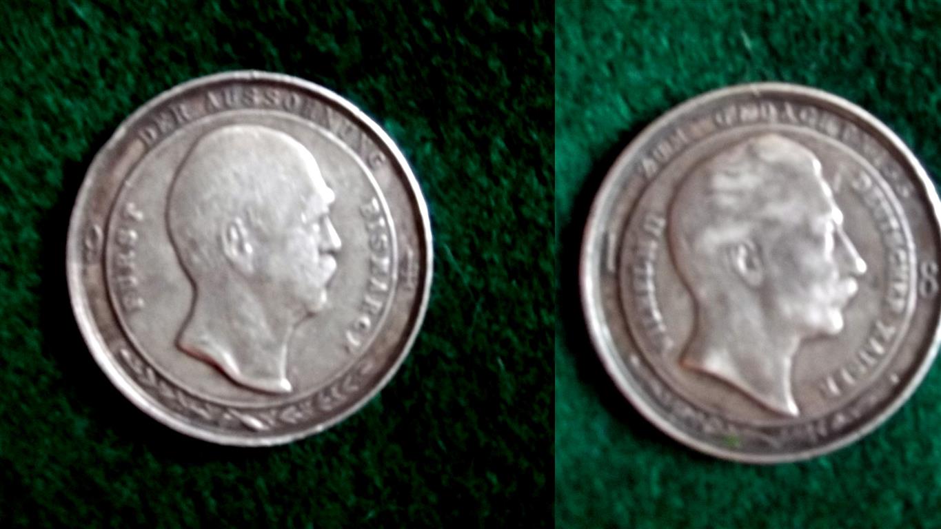 Germany-Wilhelm-II-Kaiser--1894-Commerative-Coin-Bismarck-?