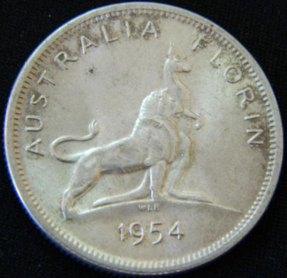 1951-&-1954-Commemorative-Florin-Grade-And-Value