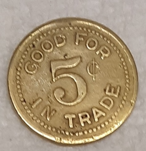 Cairo,-Il.-Five-Cent--Bar-Token