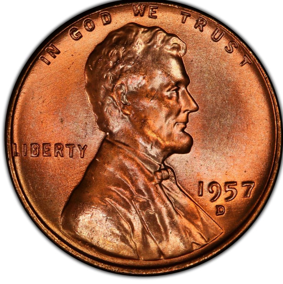 1957-D-Lincoln-Cent-One-Is-MS-67+-PCGS-See-If-The-Look-Different