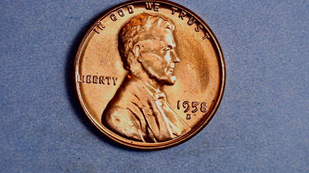 1958-D-Lincoln-To-Grade-But-Check-Out-Detail-Of-Coat