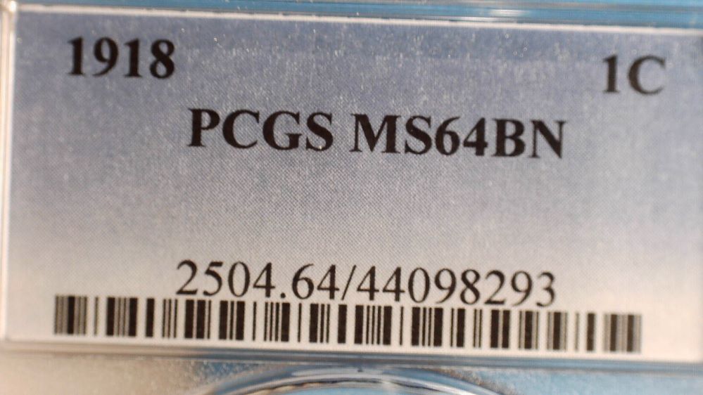 1918--Lincoln-Cent-Sent-Raw-To-PCGS-Graded-By-PCI