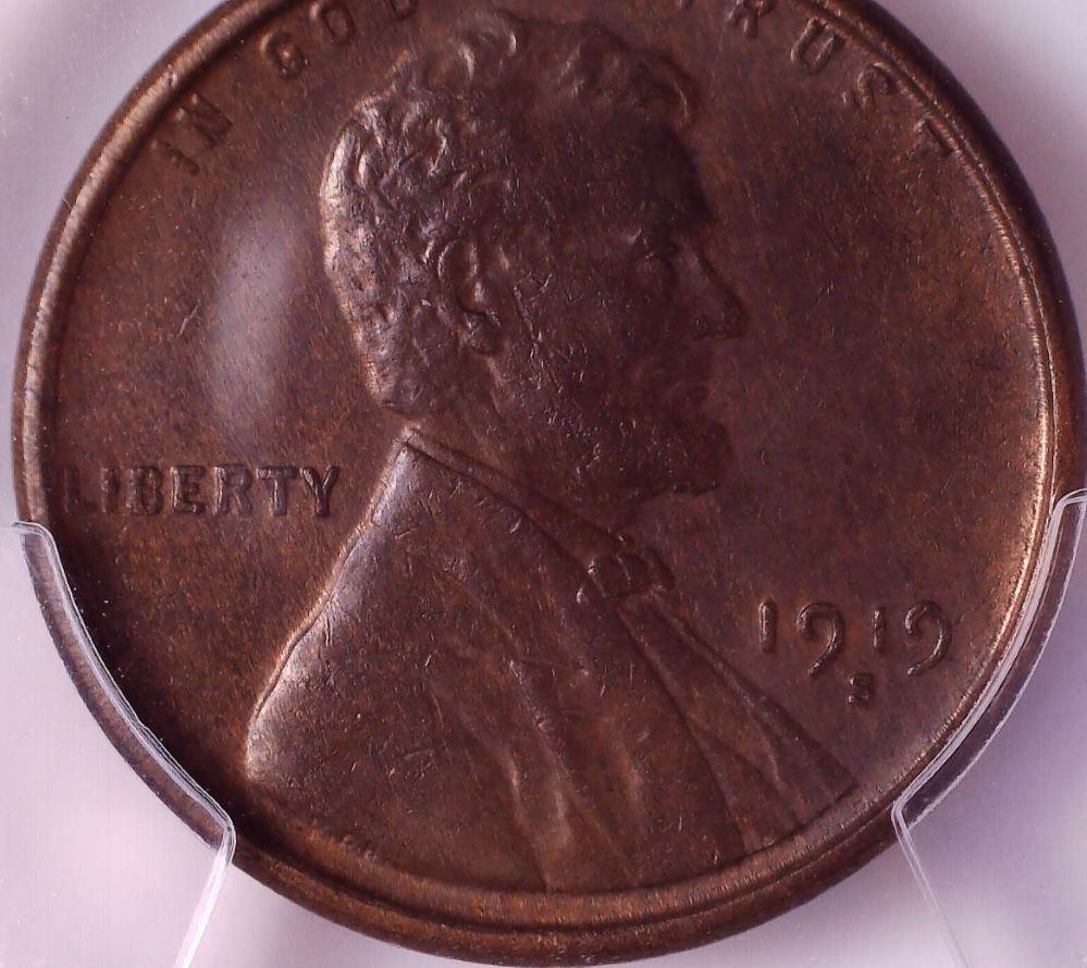 1919-S-Graded-MS-64-Red-Brown-By-PCI-Resubmitted-Raw-To-PCGS-Guess