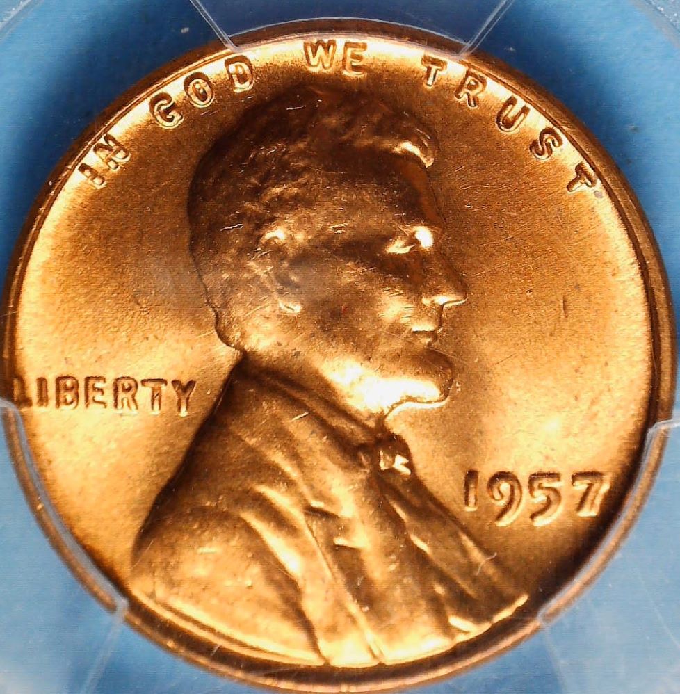 1957-Lincoln-Cent-To-Grade