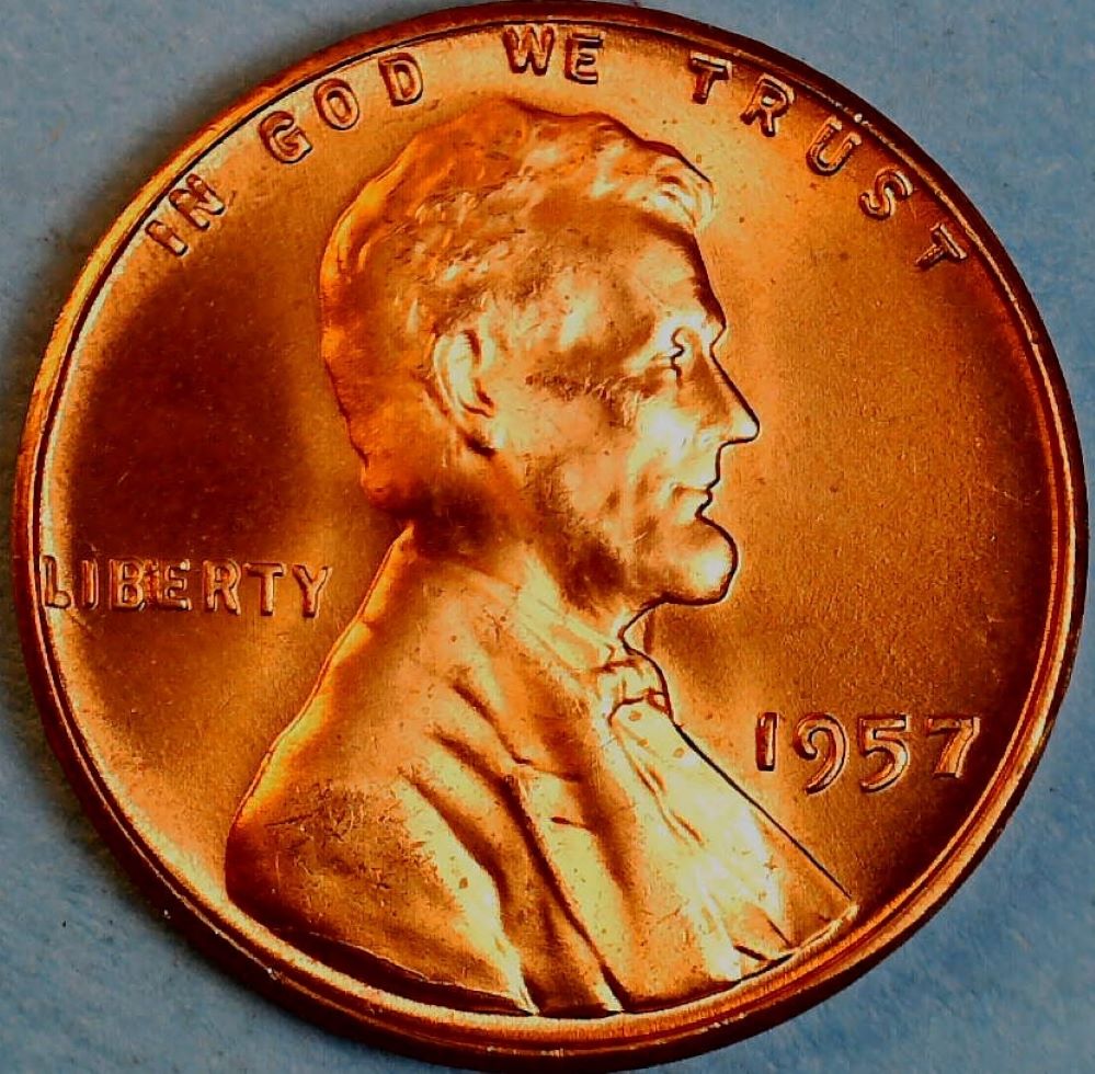1957-Lincoln-Cent-3RD-One-Compared-To-PCGS-MS-67+-On-Website-Grade-For-Me