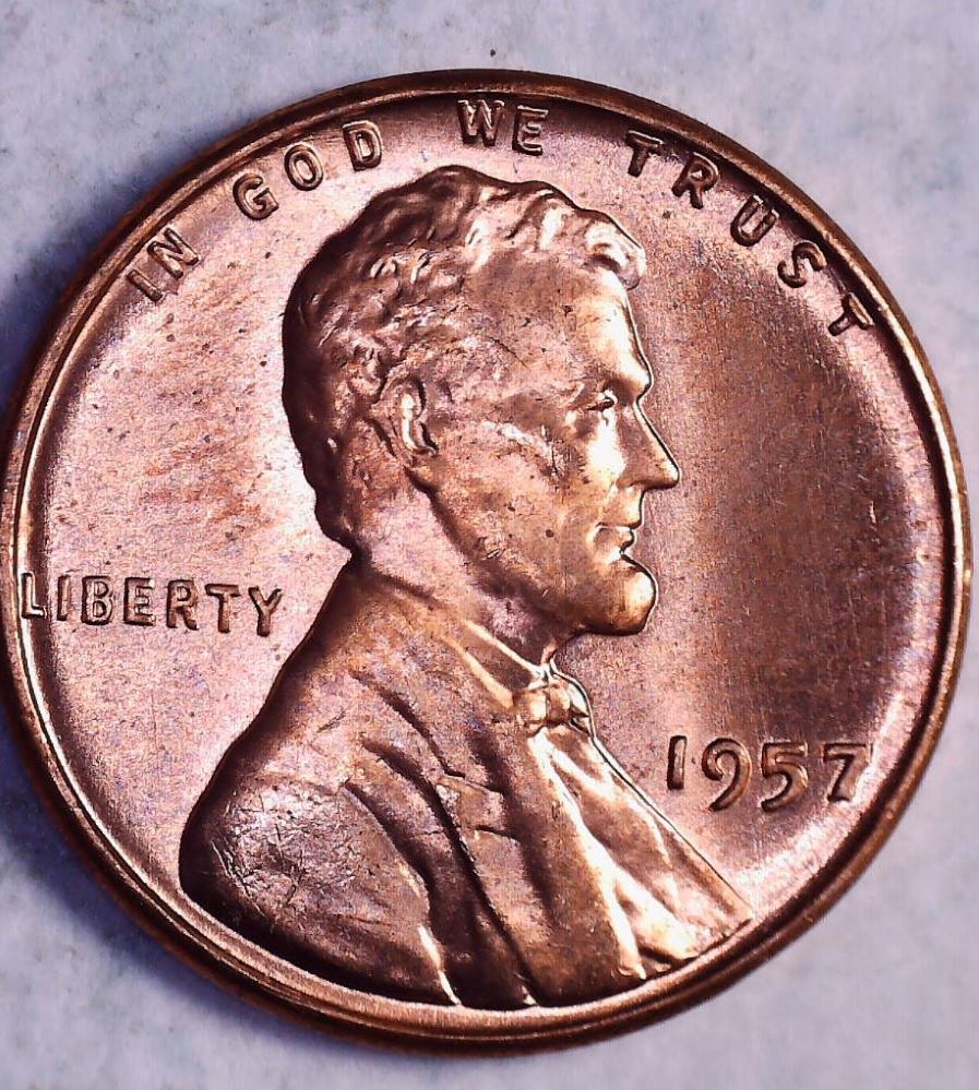 1957-Lincoln-Cent-Possible-Double-On-The-D-Of-God?
