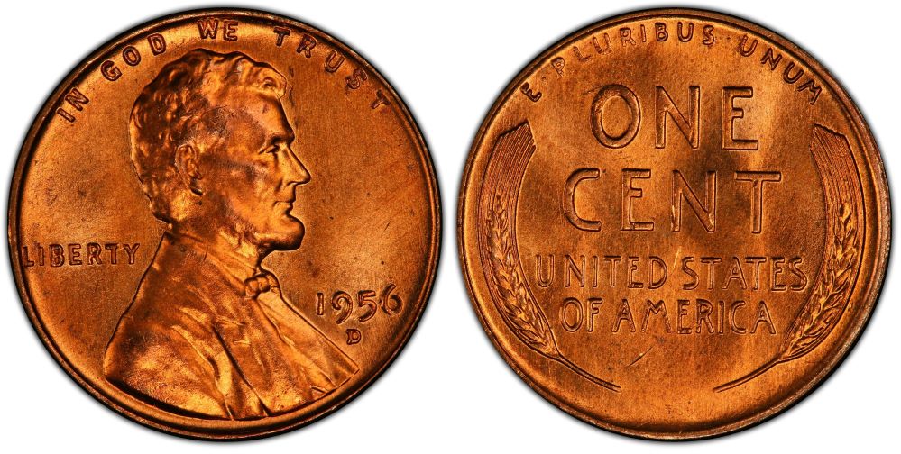 Please-Help-Grade-This-1956-D-Lincoln-I-Have-2-Different-Pics-Of-PCGSms67+-Posted