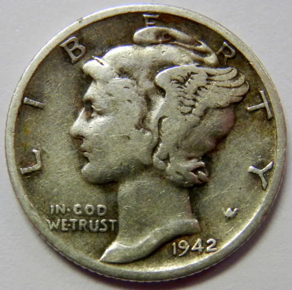 1942/41-D-Mercury-Dime-To-ANACS