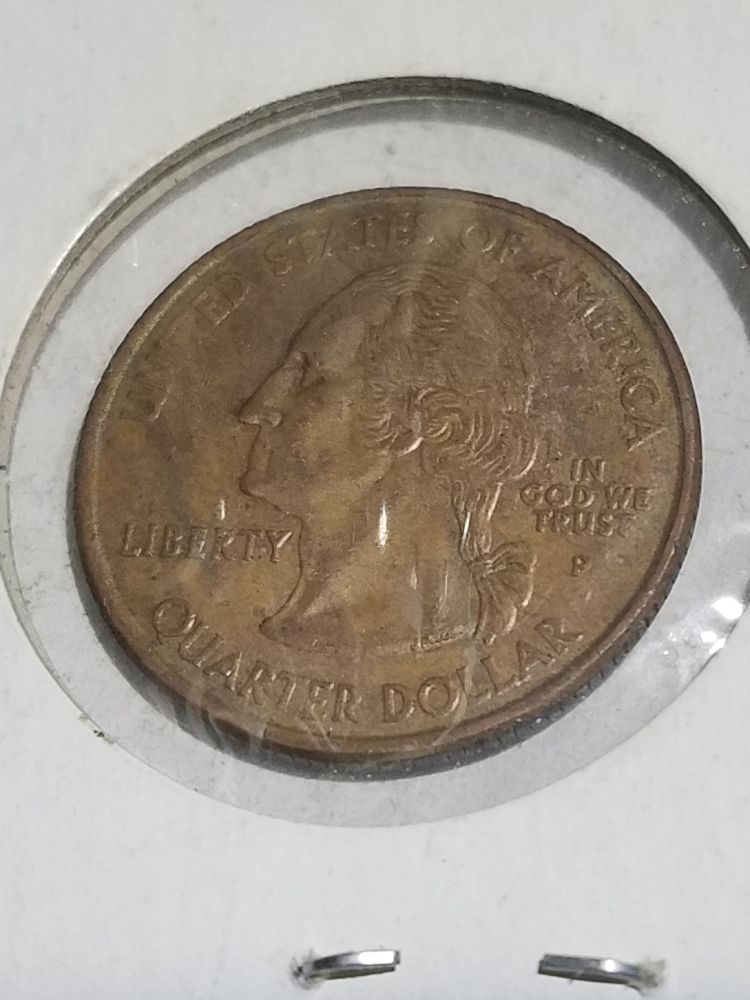 2000-P-Virginia-State-Quarter-Missing-Clad-Obverse?-Forgery-Or-Legit?
